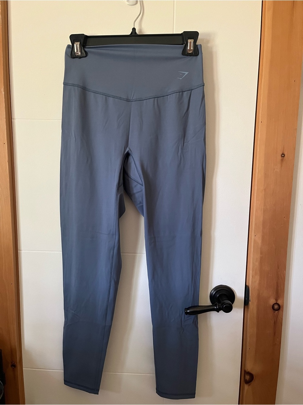 Gymshark High-Rise Leggings in Slate Blue